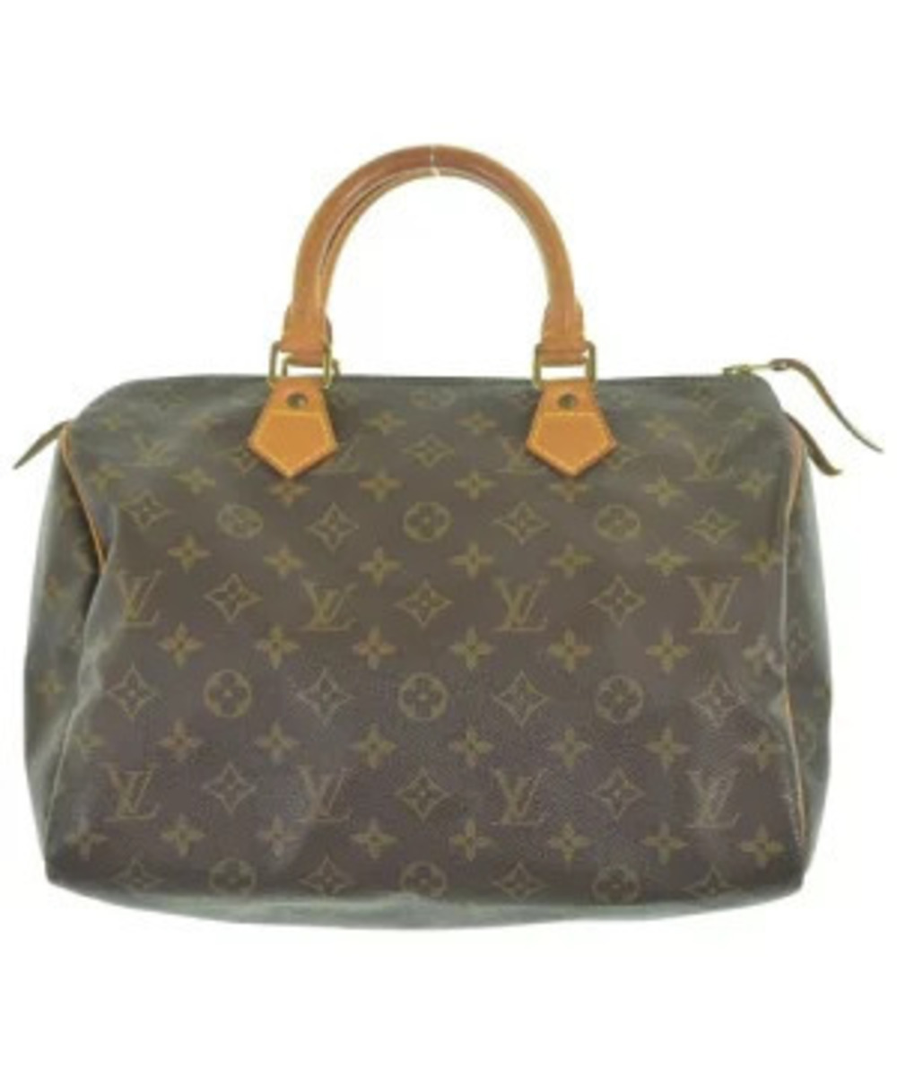 Louis Vuitton Speedy Monogram Canvas Boston Bag Brown